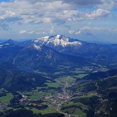 Flugwegposition um 13:35:23: Aufgenommen in der Nähe von Halltal, Österreich in 2310 Meter